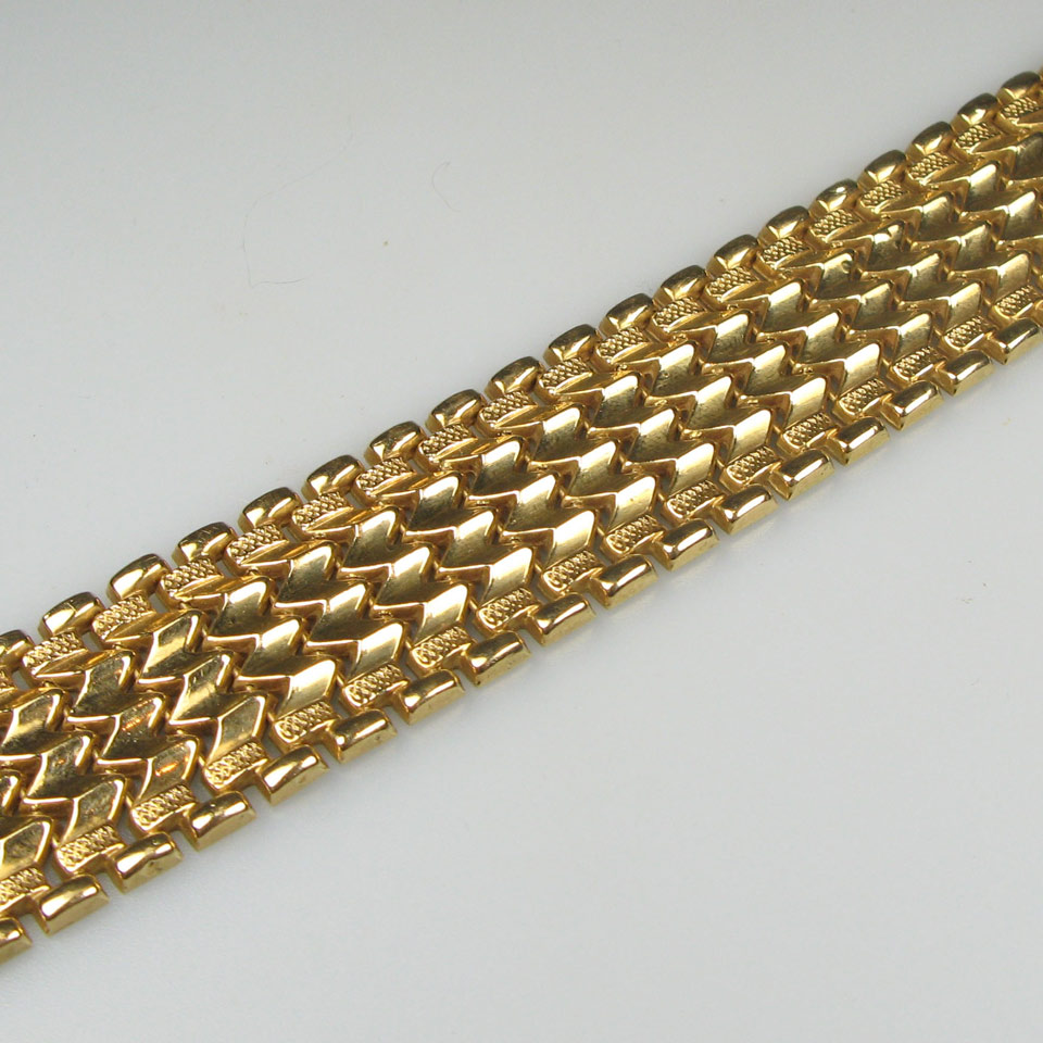 Appraisal: k Yellow Gold Bracelet length in cm g