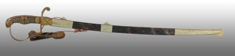 Appraisal: Civil War Sword Scabbard Description Lion head on handle Condition