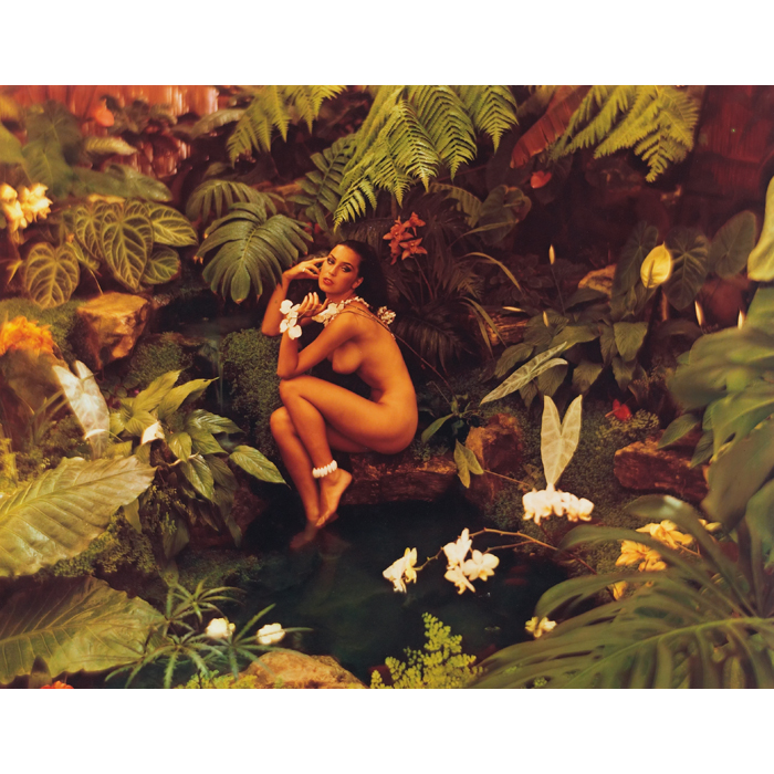 Appraisal: Tom Kelley Nude in Garden c vintage photograph unsigned with