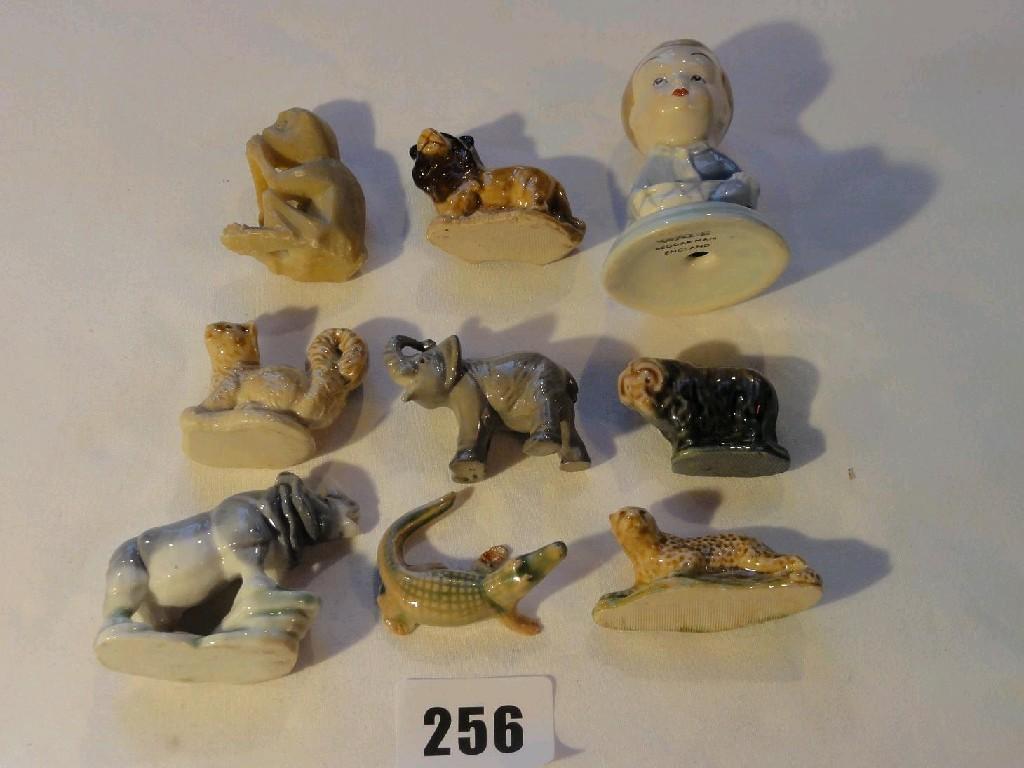 Appraisal: A collection of various Wade and other ceramic animals a