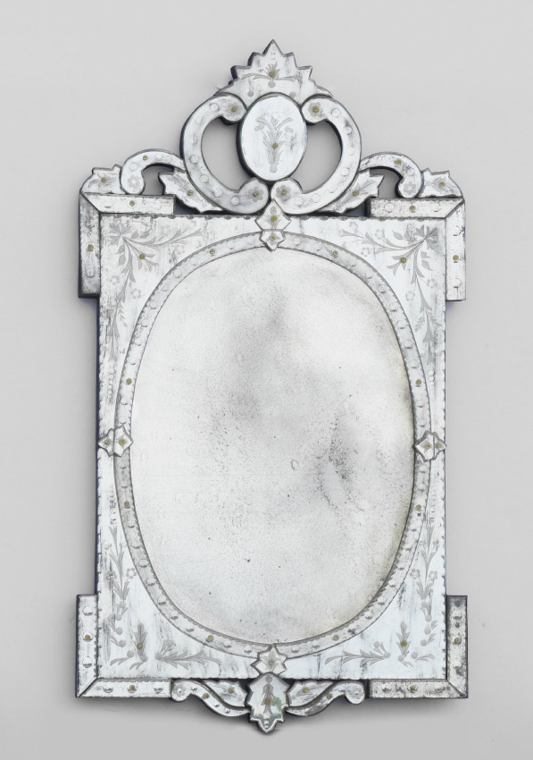 Appraisal: VENETIAN STYLE MIRROR Contemporary mirror in the Venetian style ''