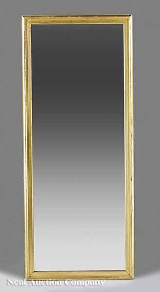 Appraisal: An American Classical Giltwood Mirror early th c Boston the