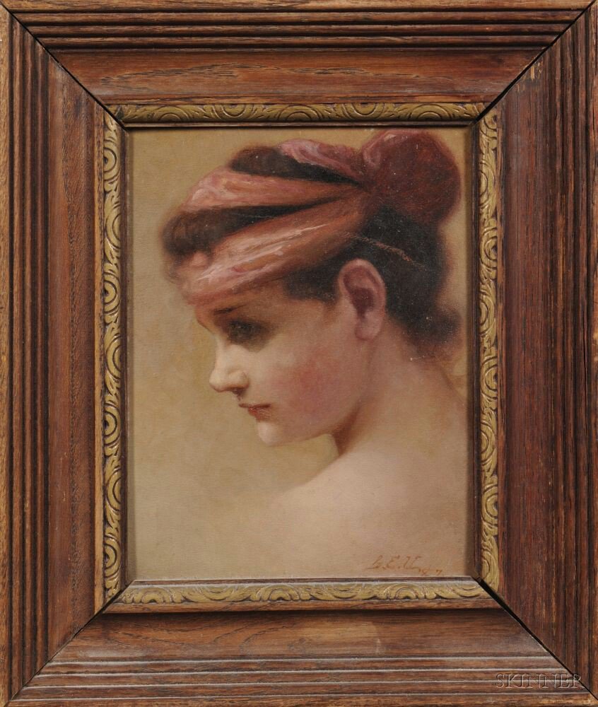 Appraisal: Anglo American School th Century Portrait of a Woman in