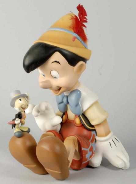 Appraisal: Walt Disney Big Fig Pinocchio Figure Description Marked Disney China