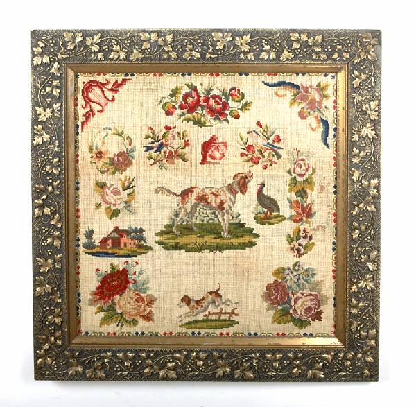 Appraisal: Property from the Collection of Jennifer Berry together with needlepoint