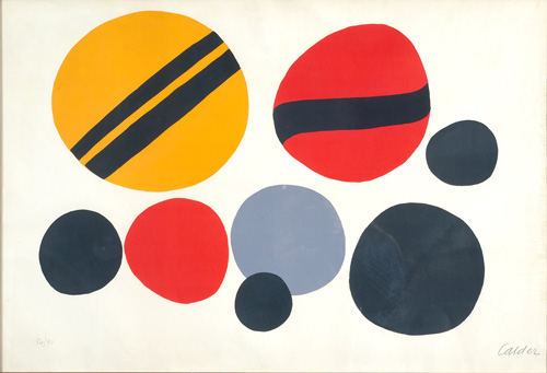 Appraisal: Alexander Calder American - Trois Oignons lithograph in colors x