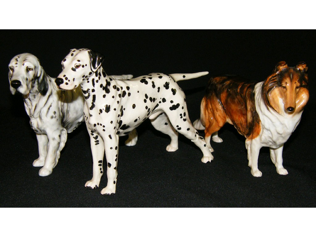 Appraisal: Royal Doulton English Setter HN high Royal Doulton Dalmatian HN