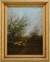 Appraisal: EDWARD B GAY American - SPRINGTIME IN THE ORCHARD Oil