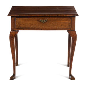 Appraisal: A George I Oak Dressing Table Early th Century Height