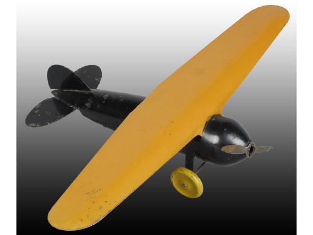 Appraisal: Pressed Steel Wyandotte Toy Airplane Description Complete with original paint