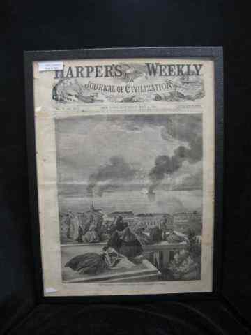 Appraisal: Harper's Weekly ''Charleston Duringthe Bombardment of Sumter''