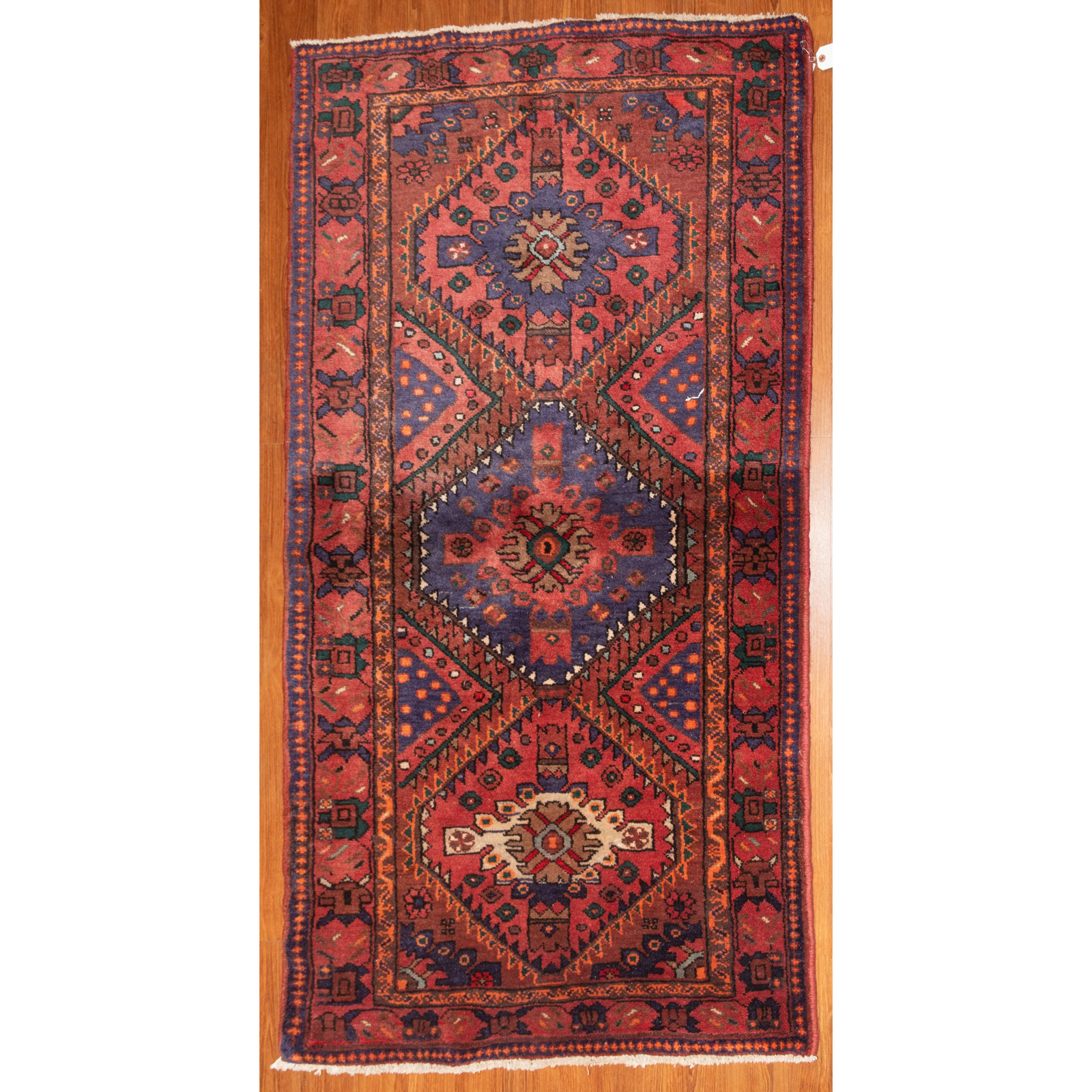 Appraisal: HAMADAN RUG PERSIA X Fourth quarter- th century hand-knotted wool