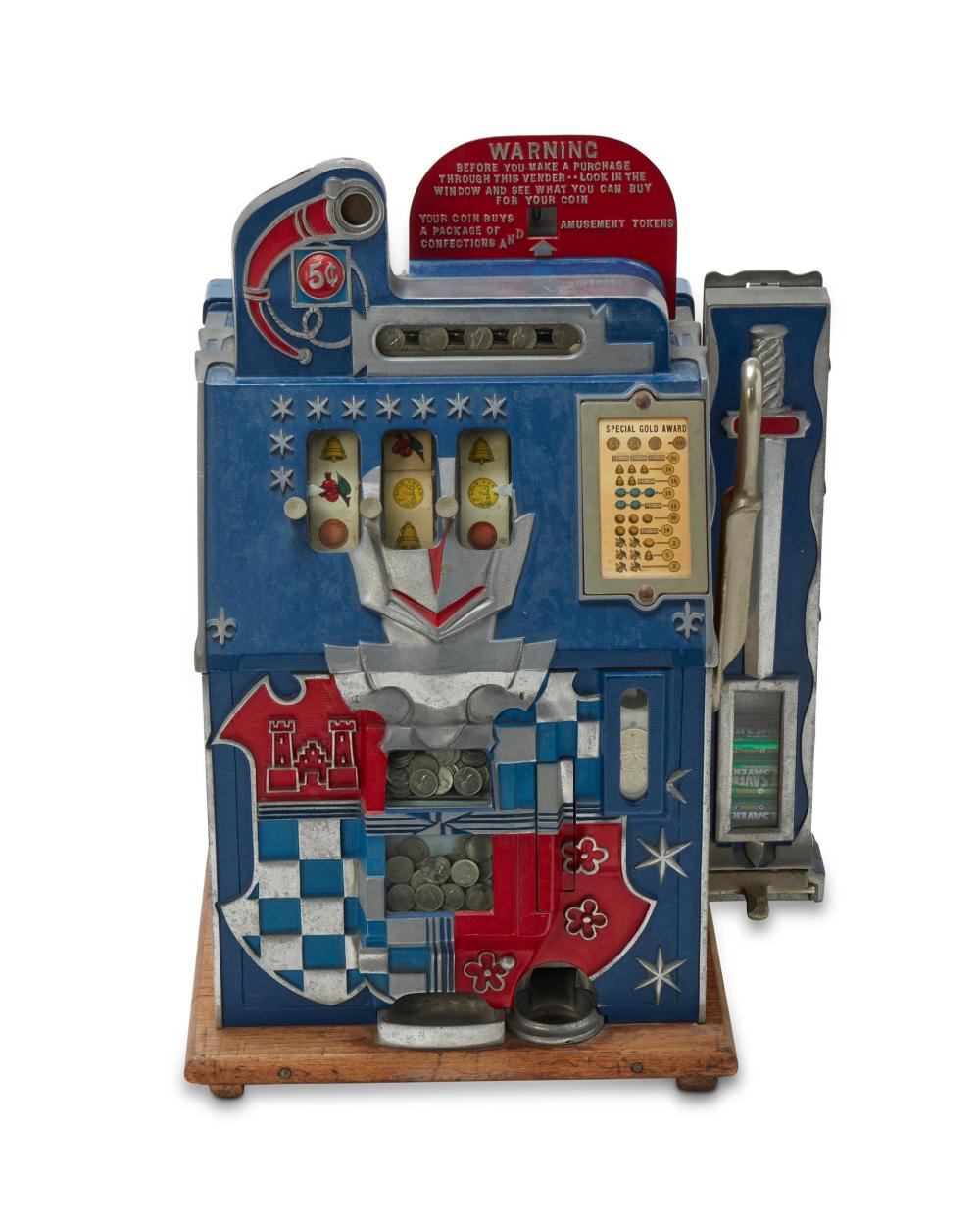 Appraisal: A Mills Castle Front novelty slot machine Circa - The