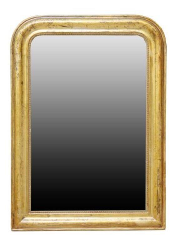 Appraisal: French Louis Phillipe period giltwood wall mirror mid th c