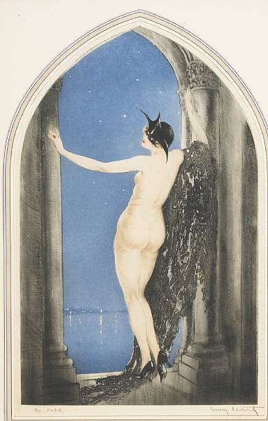 Appraisal: Louis Icart Venetian Nights H C amp I Etching and