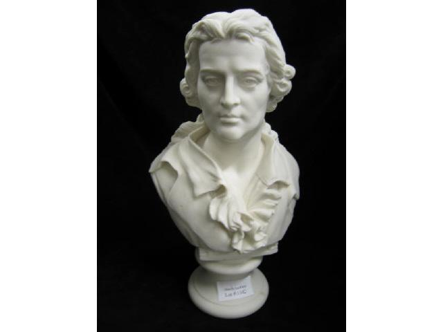 Appraisal: Victorian Parian Bust of Schiller tall excellent