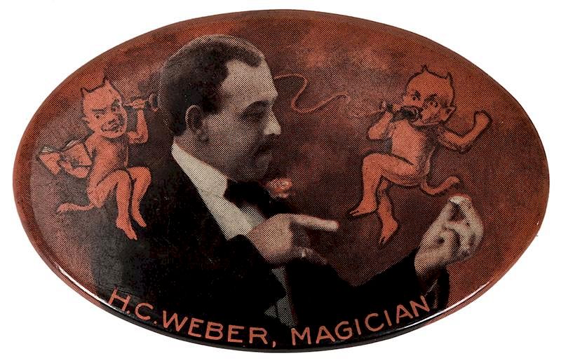 Appraisal: Herman Weber Souvenir Advertising Pocket Mirror Weber H C Herman