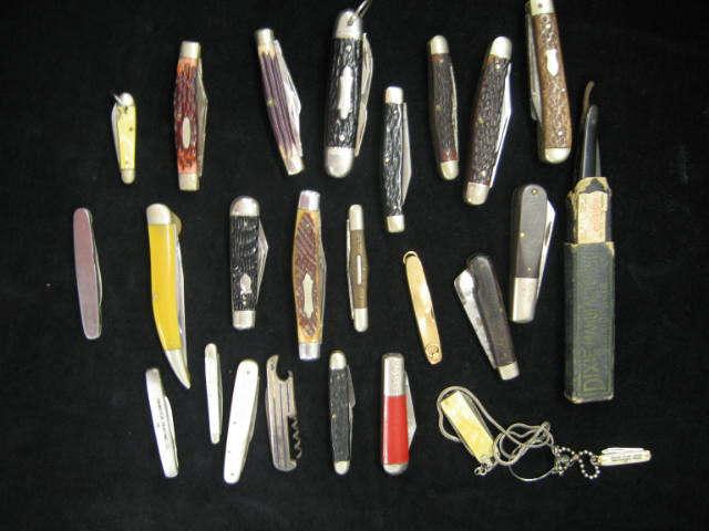 Appraisal: Pocket Knife Collection includes gold case keen kutter Barlow more