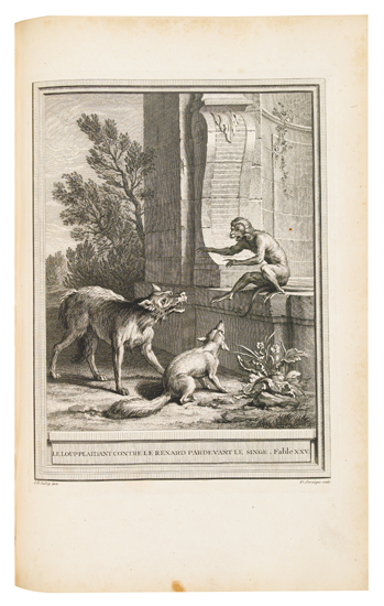 Appraisal: LA FONTAINE JEAN DE Fables Choisies instead of engraved plates