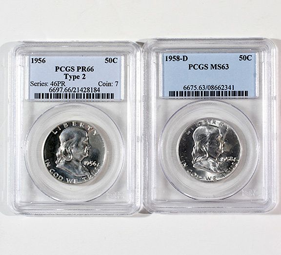 Appraisal: Franklin Proofs proof type D MS PCGS Condition Please contact