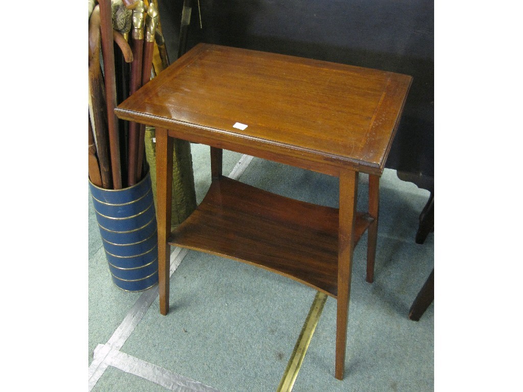 Appraisal: Edwardian mahogany turnover card table