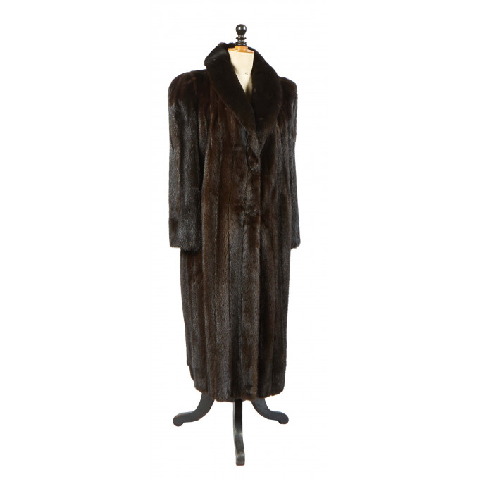 Appraisal: Black Full Lngth Mink Coat with a label for Blackgama