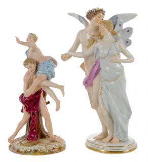 Appraisal: Two Meissen Mythological Figural Groups German late th early th