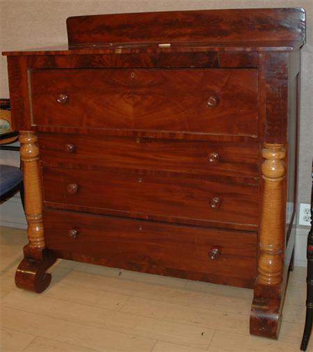 Appraisal: American Classical Style Mahogany Chest Estimate nbsp nbsp nbsp -