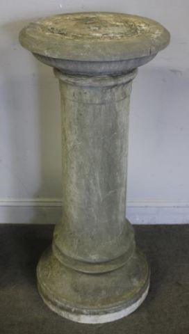 Appraisal: Anique Marble Pedestal From a Stamford CT estate Dimensions h