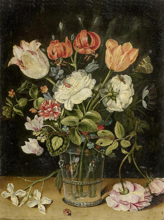 Appraisal: Follower of BRUEGHEL JAN the elder Brussels - Antwerp Flowers