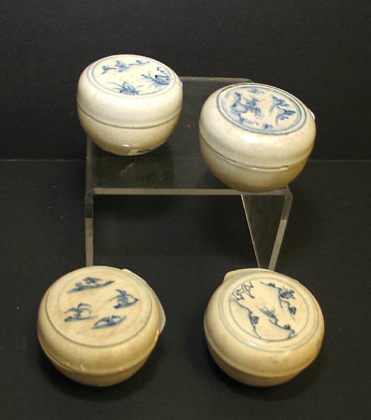 Appraisal: Four cardboard boxes containing ceramics from the Hoi An Hoard