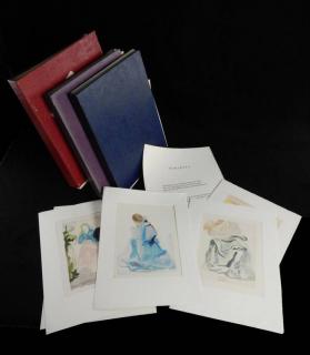 Appraisal: Salvador Dali The complete portfolio in three volumes comprising woodcut