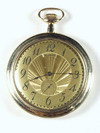 Appraisal: POCKET WATCH - K GOLD GENT'S OPEN FACE ART DECO