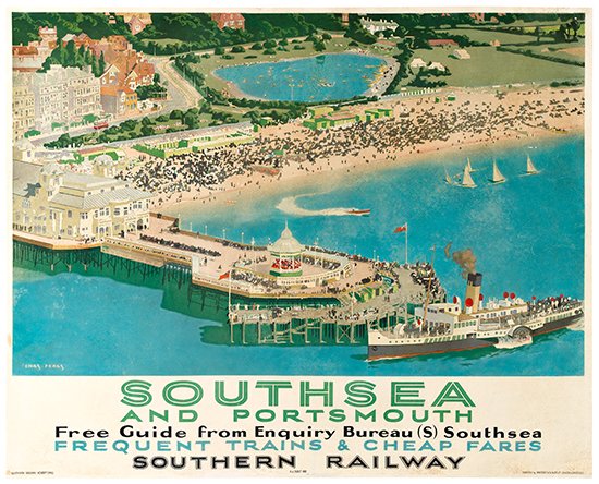 Appraisal: CHARLES PEARS - SOUTHSEA AND PORTSMOUTH x inches x cm