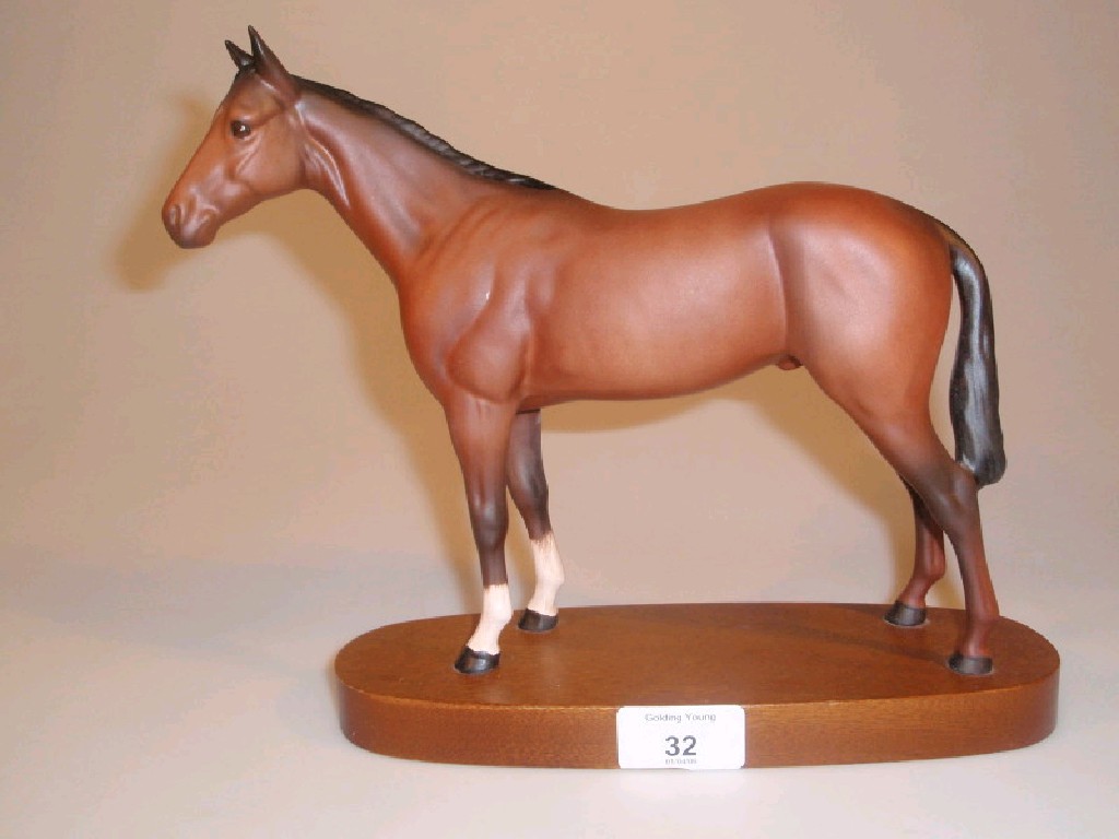 Appraisal: A Royal Doulton model of a horse chestnut hunter cm