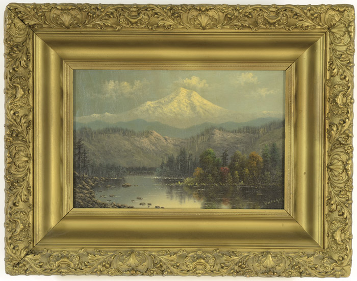 Appraisal: ELIZA R BARCHUS OIL ON CANVAS the Oregon artist -