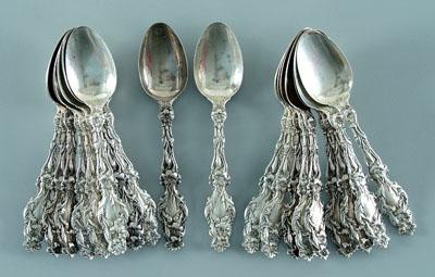 Appraisal: Whiting Lily sterling spoons twenty - in various monograms Average