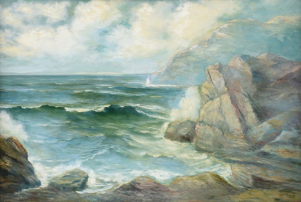 Appraisal: GUILLERMO G MEZ MAYORGA Mexican - A PAINTING Choppy Waves