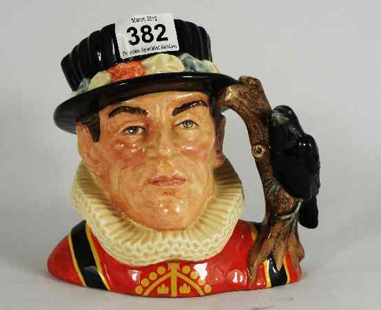 Appraisal: Royal Doulton Large Character Jug The Yeoman of the Guard