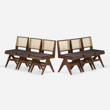 Appraisal: Pierre Jeanneret DINING CHAIRS FROM PUNJAB UNIVERSITY CHANDIGARH SET OF