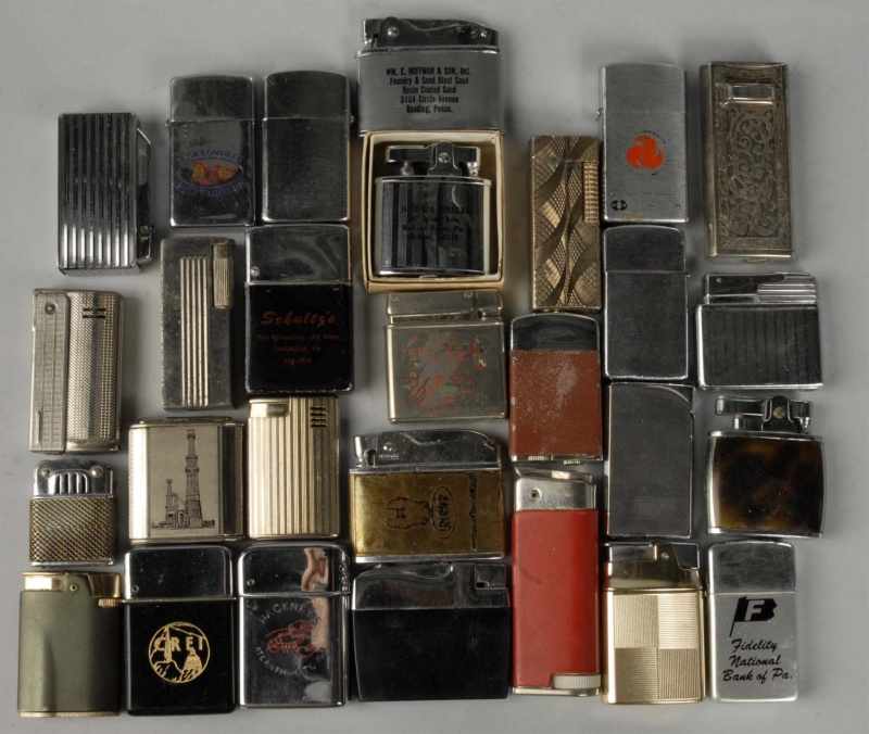 Appraisal: Lot of Approximately Assorted Lighters Condition Good Size Largest T