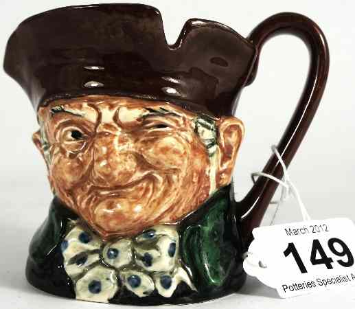 Appraisal: Royal Doulton Rare Old Charlie Small Character Jug with Souvenier