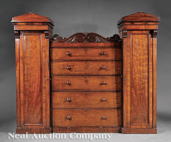 Appraisal: A Pair of Late Regency Mahogany Console Tables th c