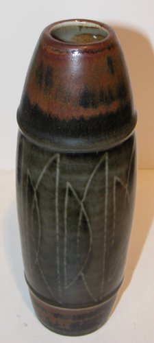 Appraisal: Artist Carl-Harry St lhane for R rstrand Title Ceramic Barrel