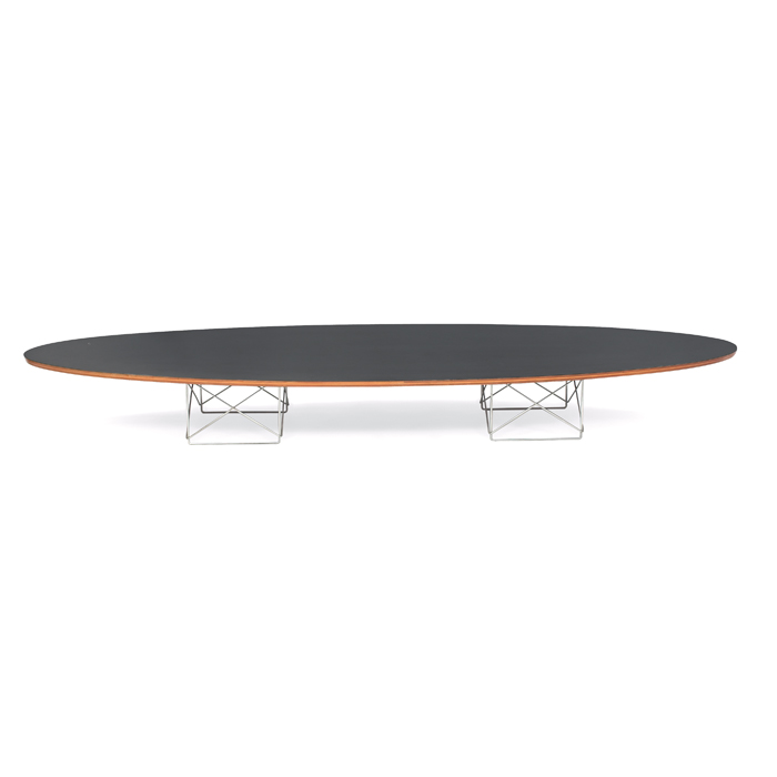 Appraisal: Charles and Ray Eames ETR Surfboard table by Herman Miller