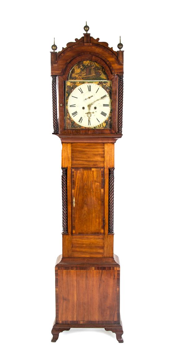 Appraisal: Sale Lot A Scottish Regency Mahogany Tall Case Clock milnathort