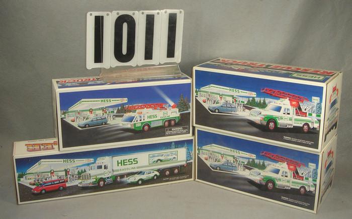 Appraisal: Lot of Hess Trucks all mint in original boxes two