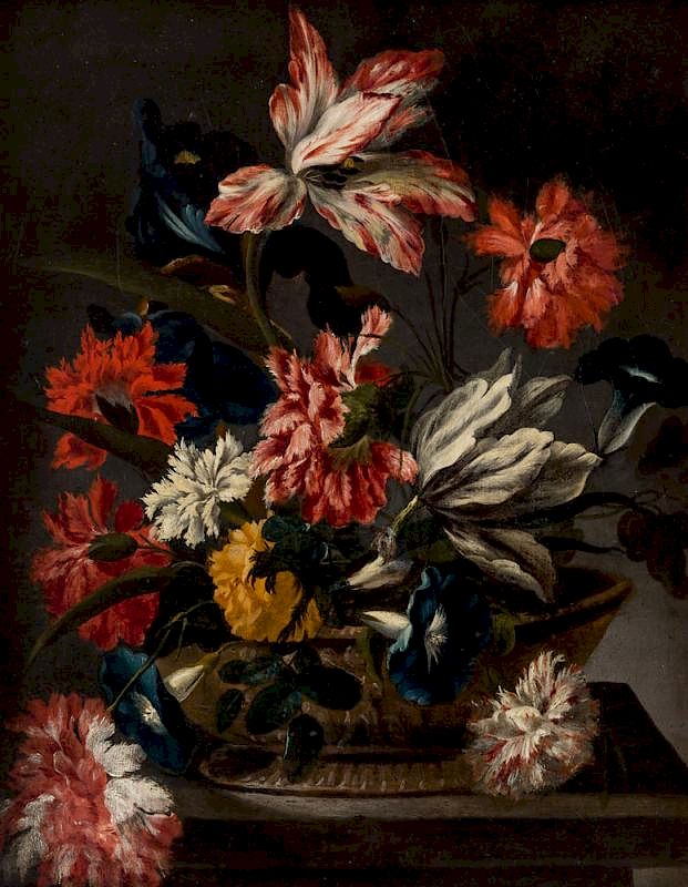 Appraisal: FOLLOWER OF JAN-BAPTISTE BOSSCHAERT BELGIAN - FOLLOWER OF JAN-BAPTISTE BOSSCHAERT