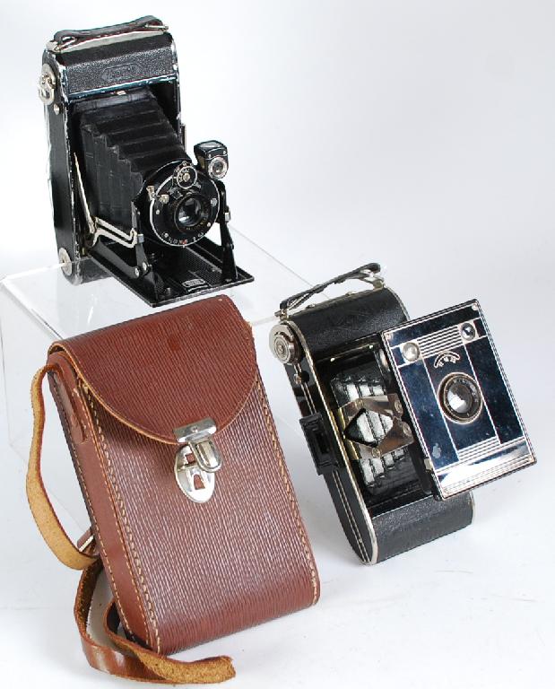 Appraisal: 's ZEISS IKON FOLDING CAMERA with case and a SIMILAR