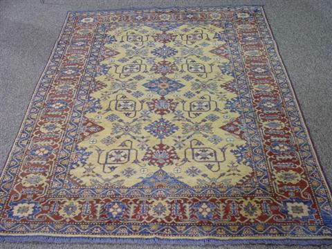 Appraisal: PERSIAN HAND WOVEN KAZAK RUG - X